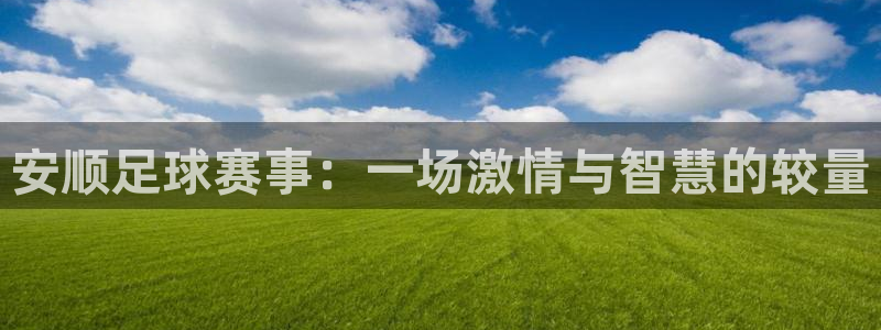 安顺足球赛事：一场激情与智慧的较量