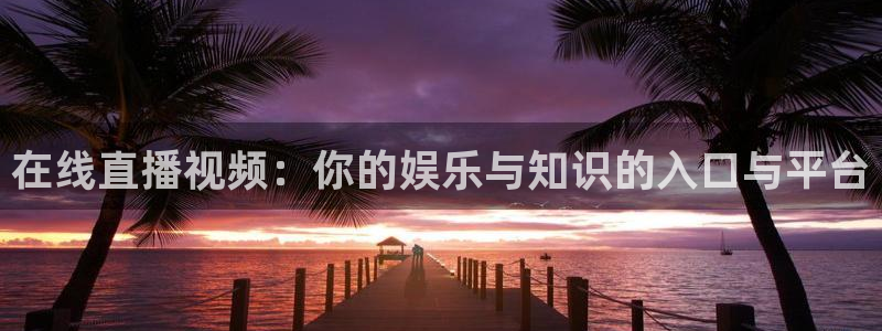 球神直播网：在线直播视频：你的娱乐与知识的入口与平台